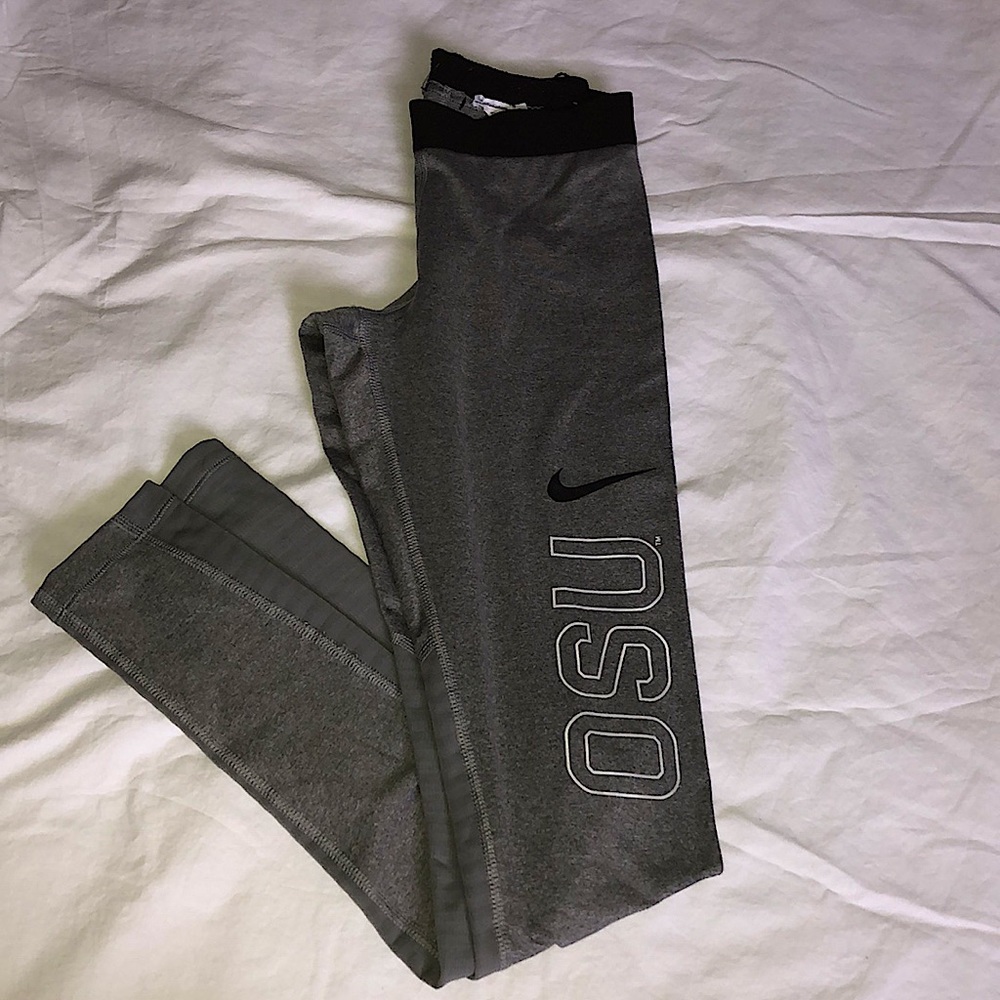 Grey OSU Nike Leggings